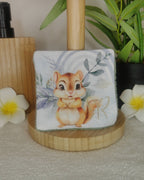 LINGETTES lavables zéro déchet – bambou & coton – motifs ANIMAUX