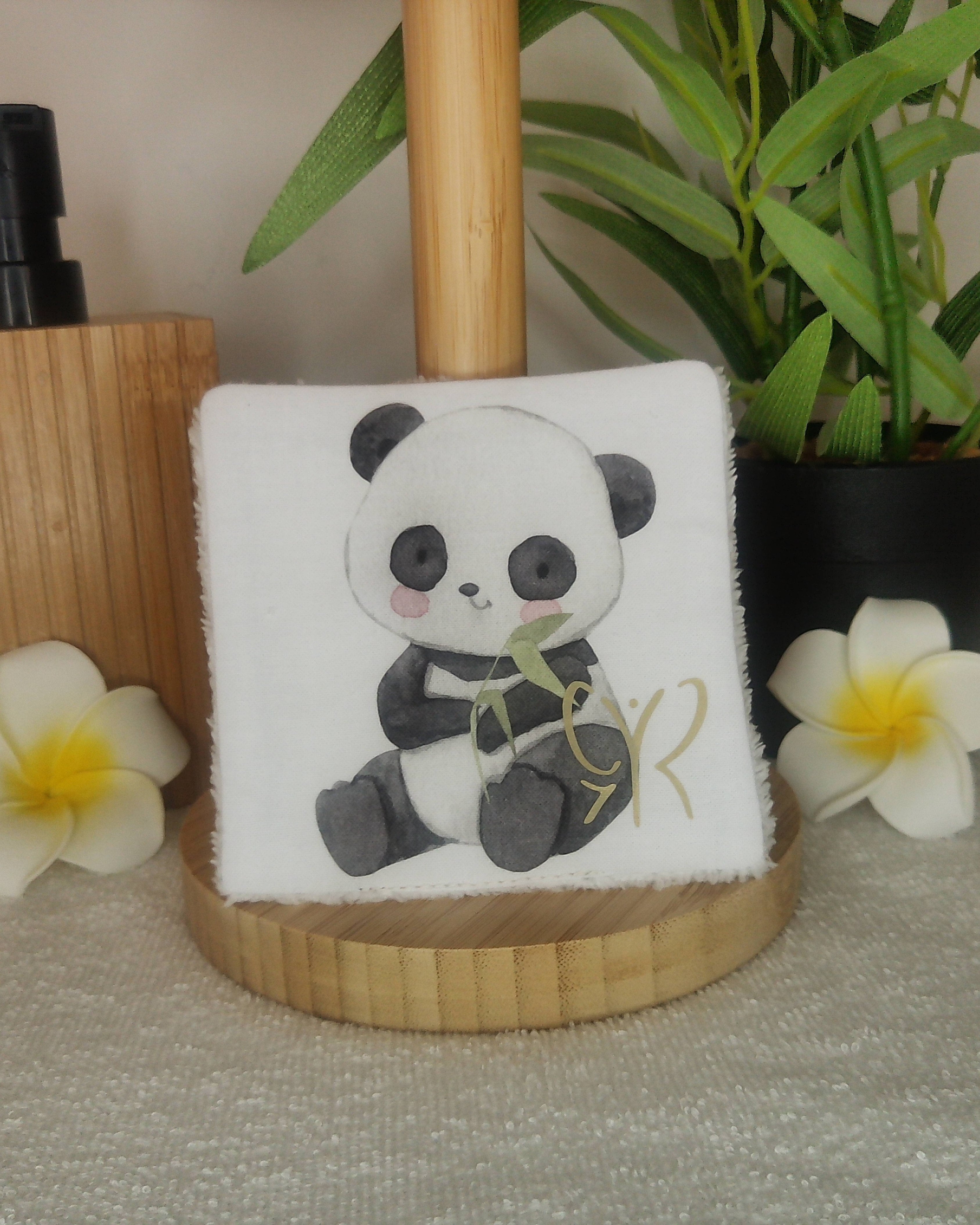 LINGETTES lavables zéro déchet – bambou & coton – motifs ANIMAUX