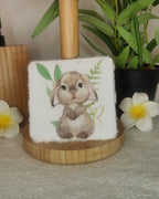 LINGETTES lavables zéro déchet – bambou & coton – motifs ANIMAUX