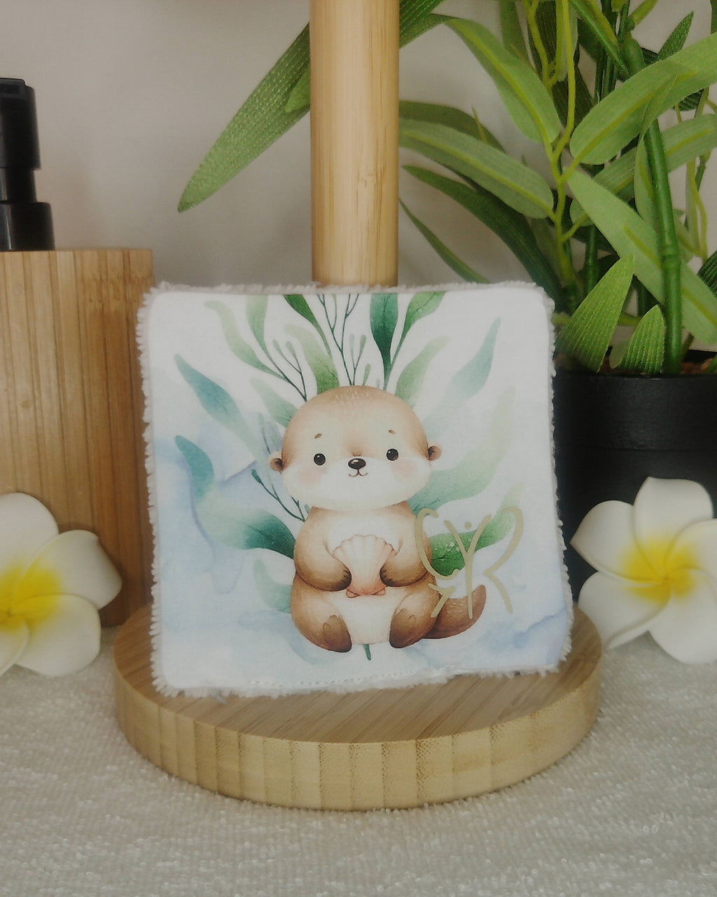 LINGETTES lavables zéro déchet – bambou & coton – motifs ANIMAUX