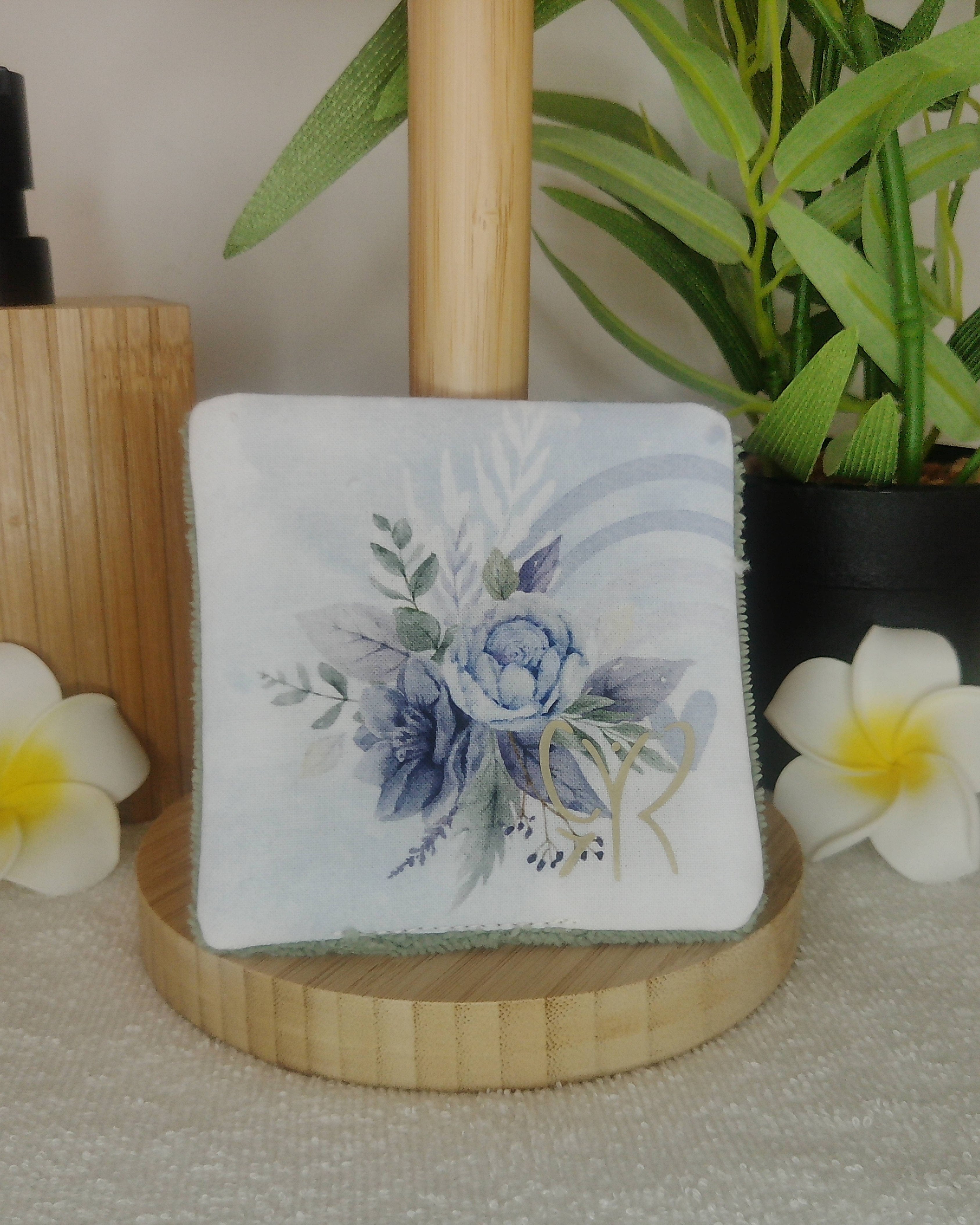 LINGETTES lavables zéro déchet – bambou & coton – motifs ANIMAUX