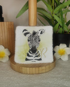 LINGETTES lavables zéro déchet – bambou & coton – motifs ANIMAUX