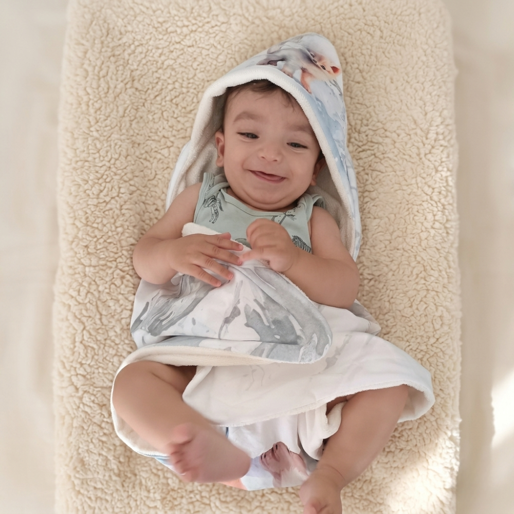 CAPE de bain bébé – Collection Animaux