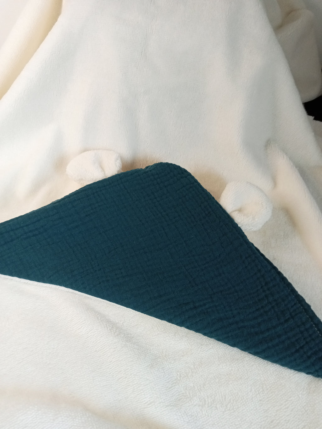 A - CAPE de bain BB  WRAP - L'INCONTOURNABLE Classique - Bambou - sortie/Serviette de bain - Naissance