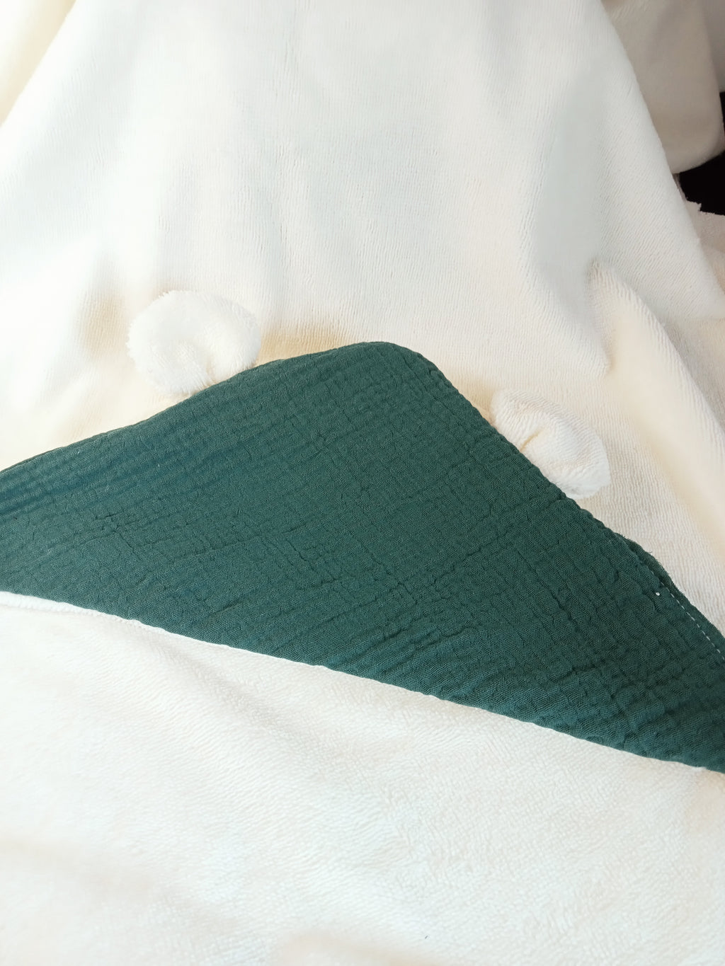 A - CAPE de bain BB  WRAP - L'INCONTOURNABLE Classique - Bambou - sortie/Serviette de bain - Naissance