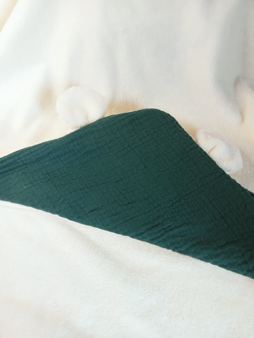 A - CAPE de bain BB  WRAP - L'INCONTOURNABLE Classique - Bambou - sortie/Serviette de bain - Naissance