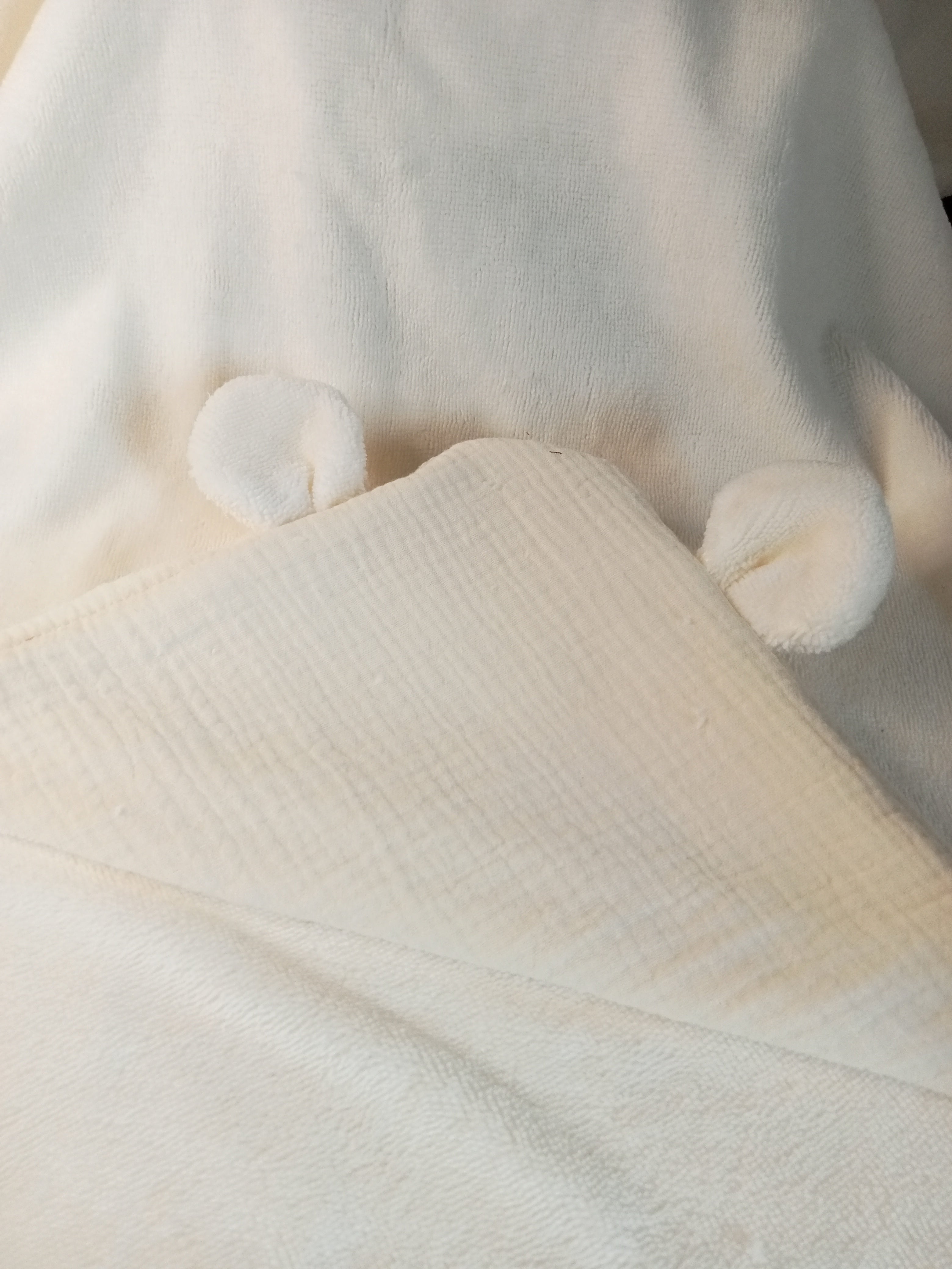 A - CAPE de bain BB  WRAP - L'INCONTOURNABLE Classique - Bambou - sortie/Serviette de bain - Naissance