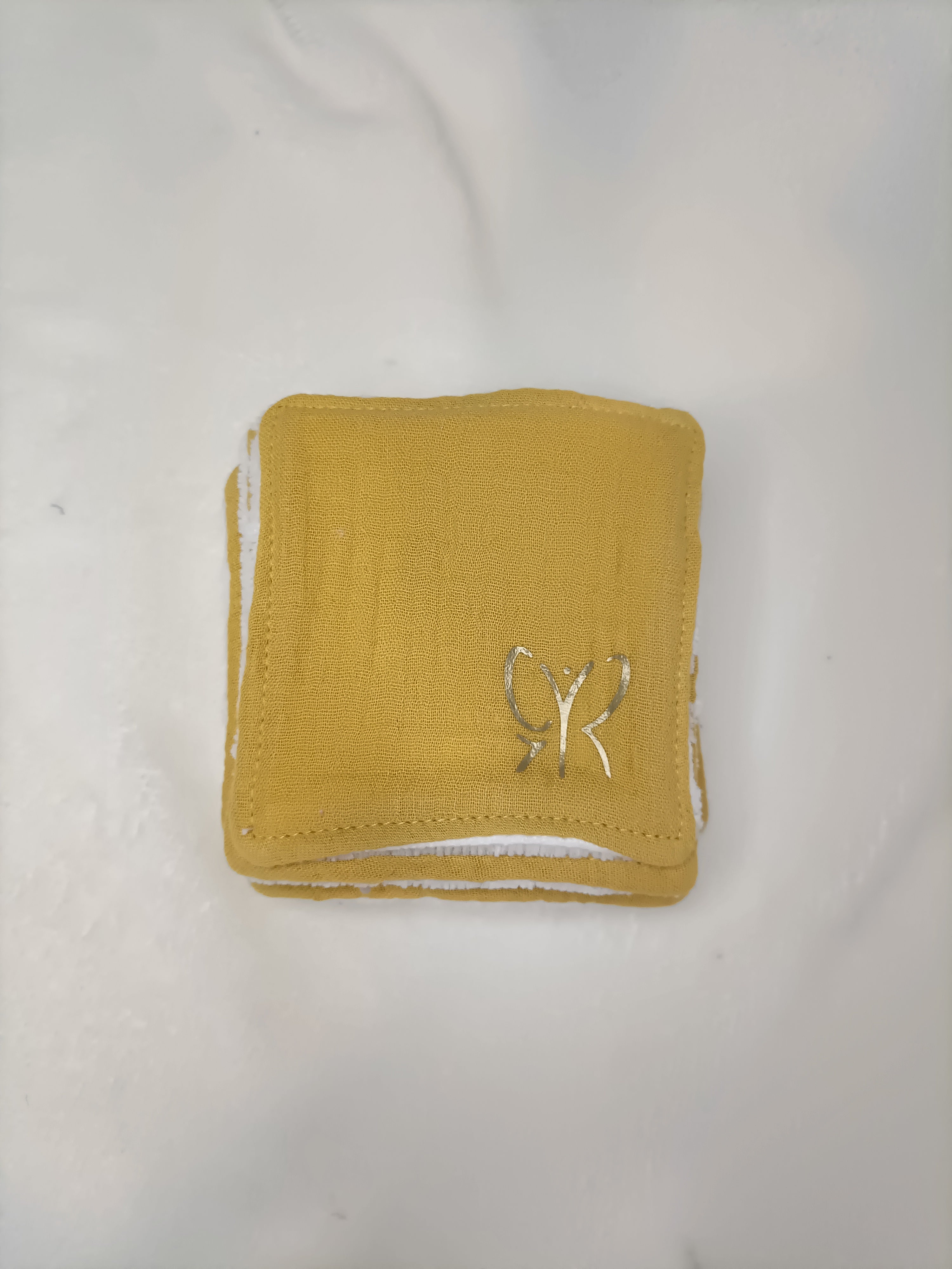 Lingettes Bambou - simple face - carré coton lavable - zéro déchet