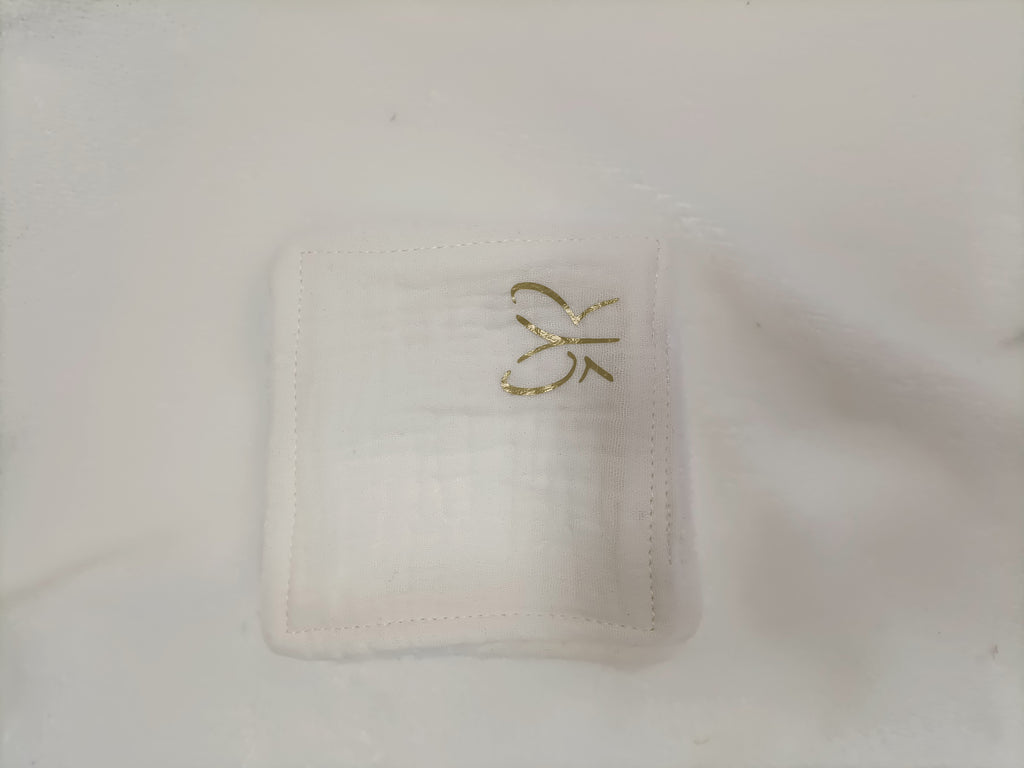 Lingettes Bambou - simple face - carré coton lavable - zéro déchet