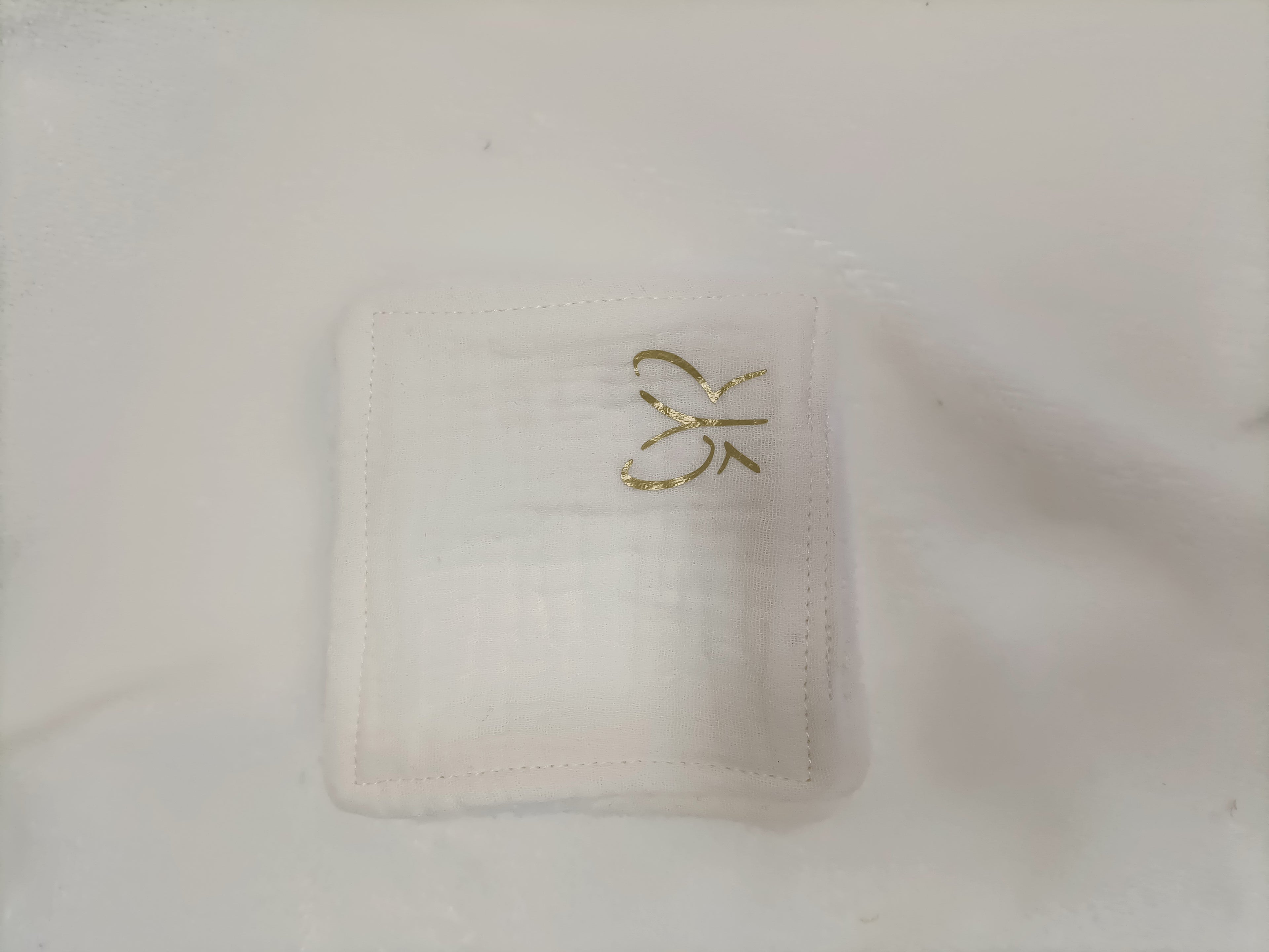 Lingettes Bambou - simple face - carré coton lavable - zéro déchet