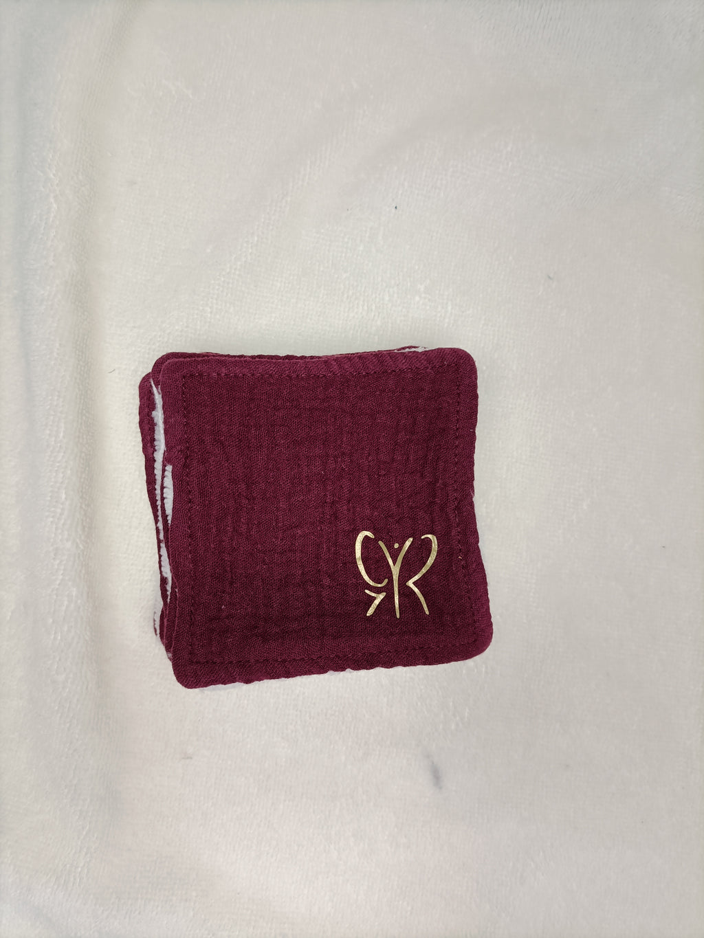 Lingettes Bambou - simple face - carré coton lavable - zéro déchet