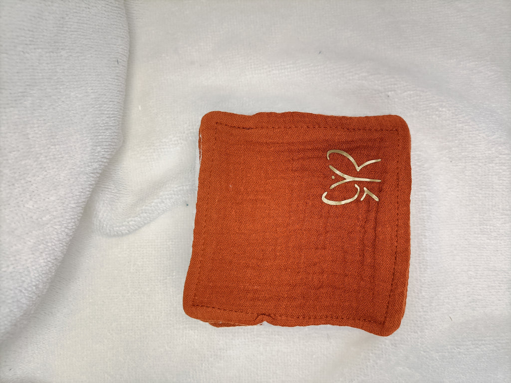 Lingettes Bambou - simple face - carré coton lavable - zéro déchet