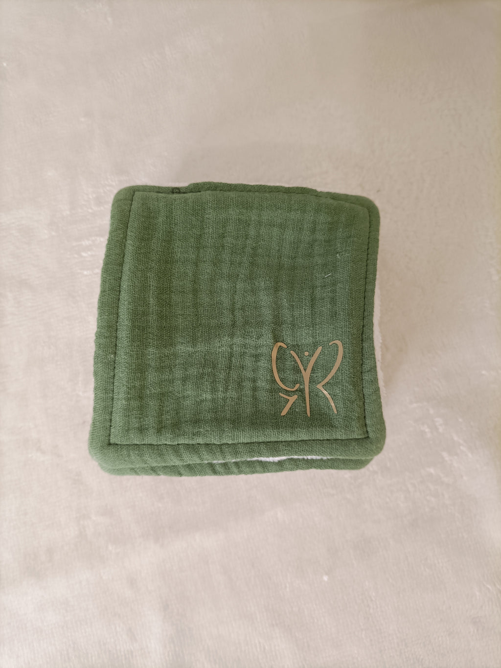 Lingettes Bambou - simple face - carré coton lavable - zéro déchet