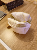 Pochettes à lingette - panière à zip