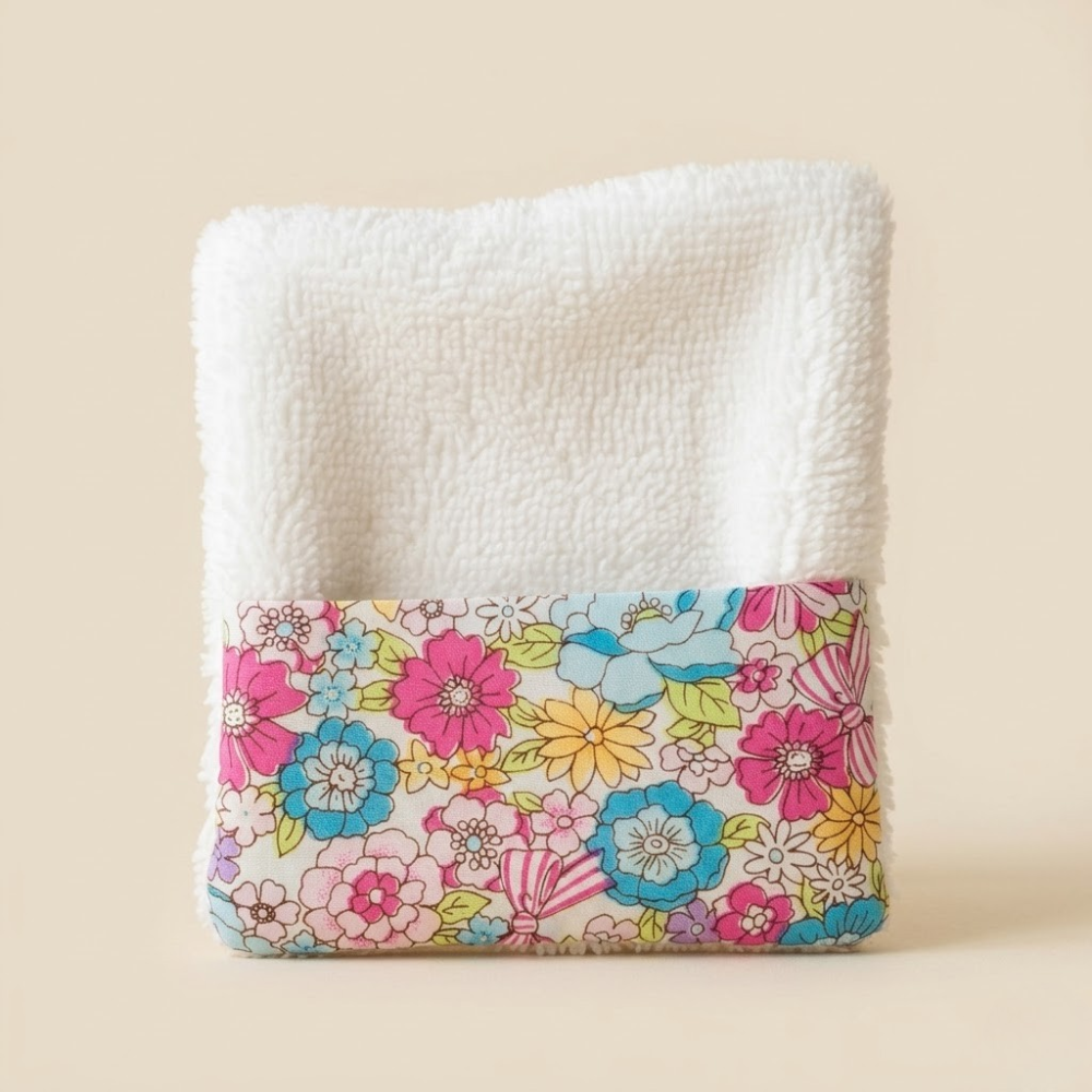 LINGETTES lavables – REVERSIBLES - BLANC