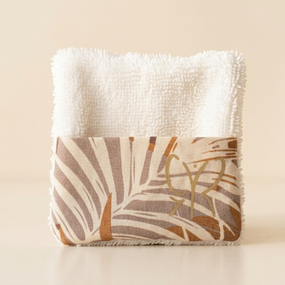 LINGETTES lavables – REVERSIBLES - BLANC