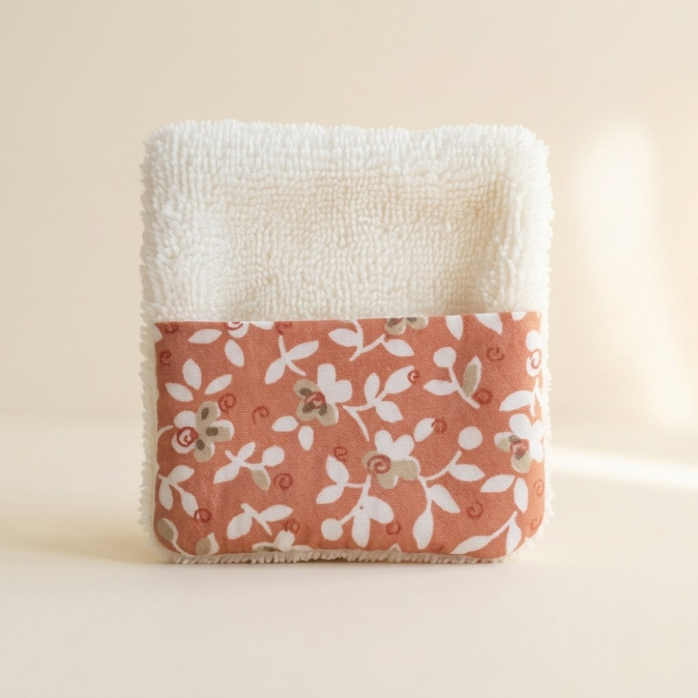 LINGETTES lavables – REVERSIBLES - BLANC