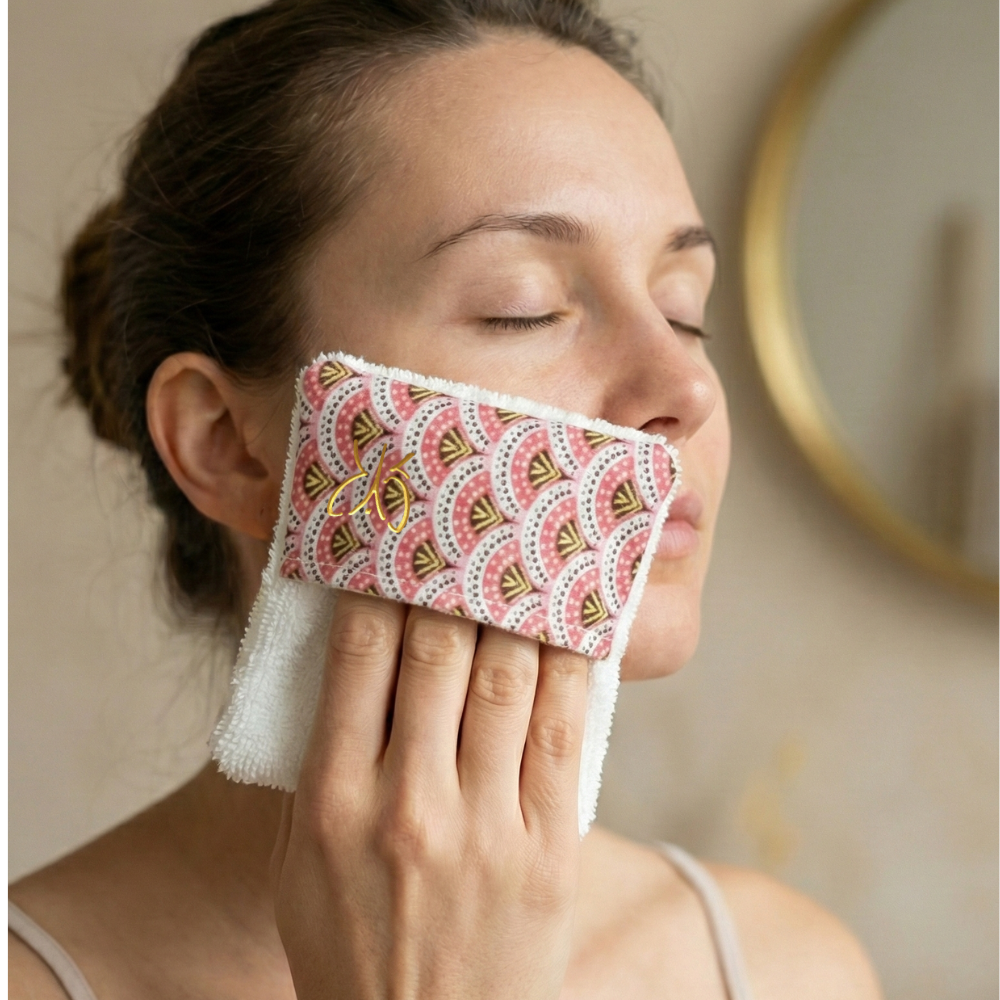 LINGETTES lavables – REVERSIBLES - BLANC