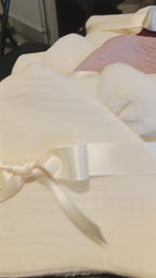 A - CAPE de bain BB  WRAP - L'INCONTOURNABLE Classique - Bambou - sortie/Serviette de bain - Naissance