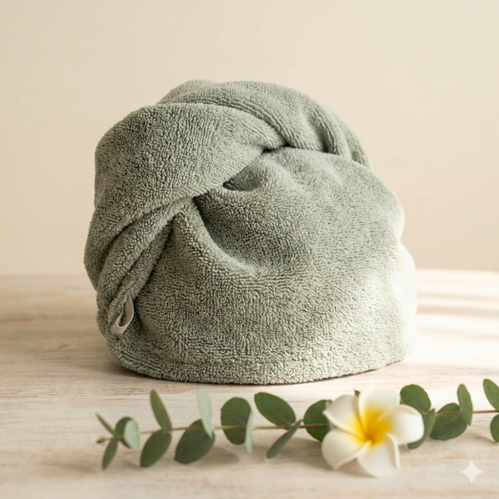 SERVIETTE Cheveux – Turban